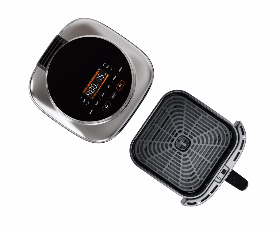 Cosori Iconic™ Smart Air Fryer – Rostfritt stål 6,5 Quart